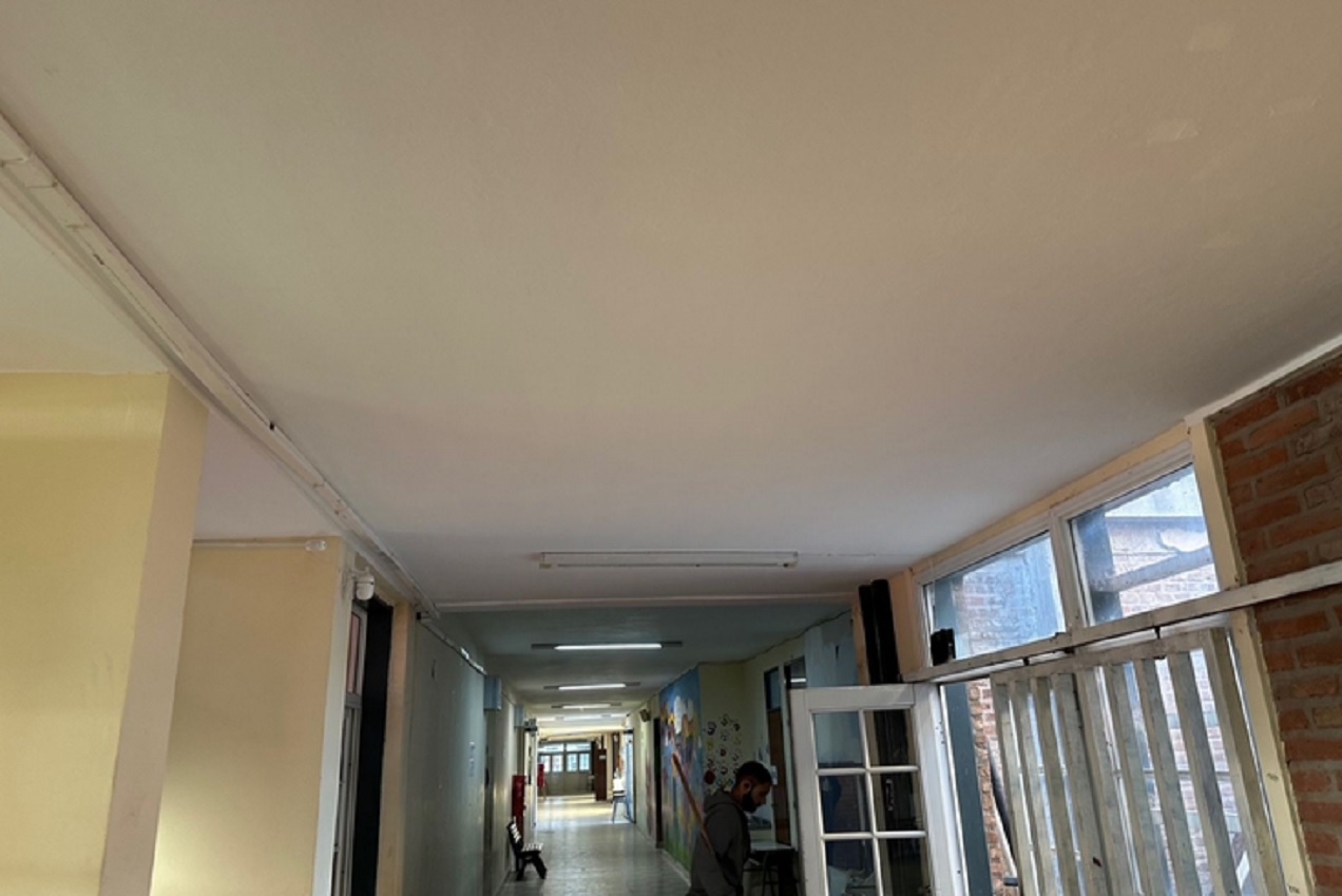 Repararon cubiertas y filtraciones en una escuela secundaria de Paraná
