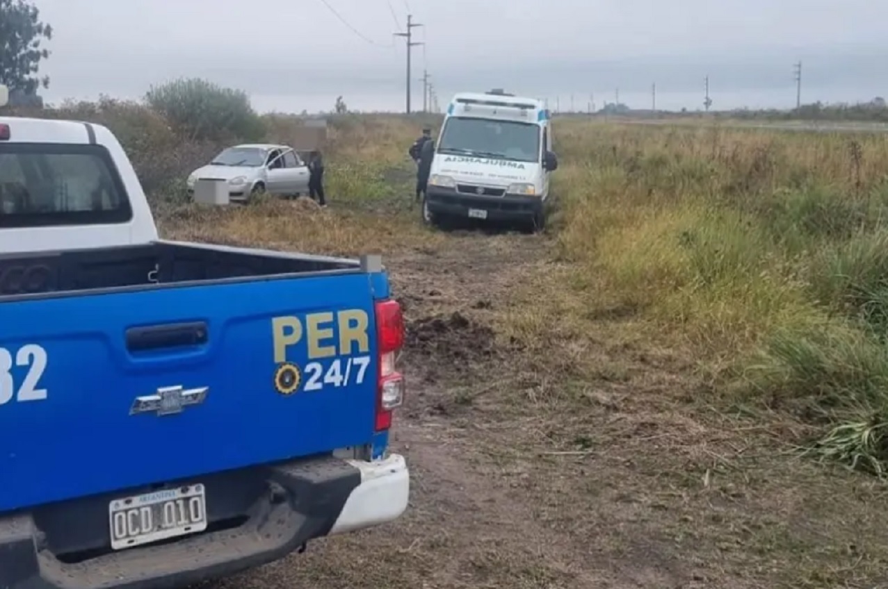 ExRuta 18: mujer resultó con lesiones por el vuelco de un vehículo