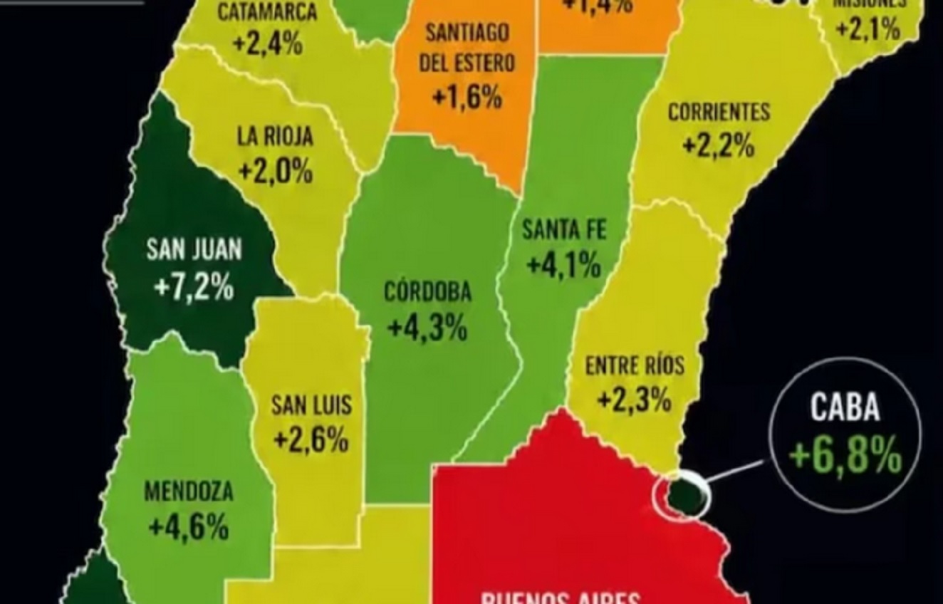 Papelón libertario: Milei viralizó un mapa falso al que le faltan Tucumán y las Malvinas