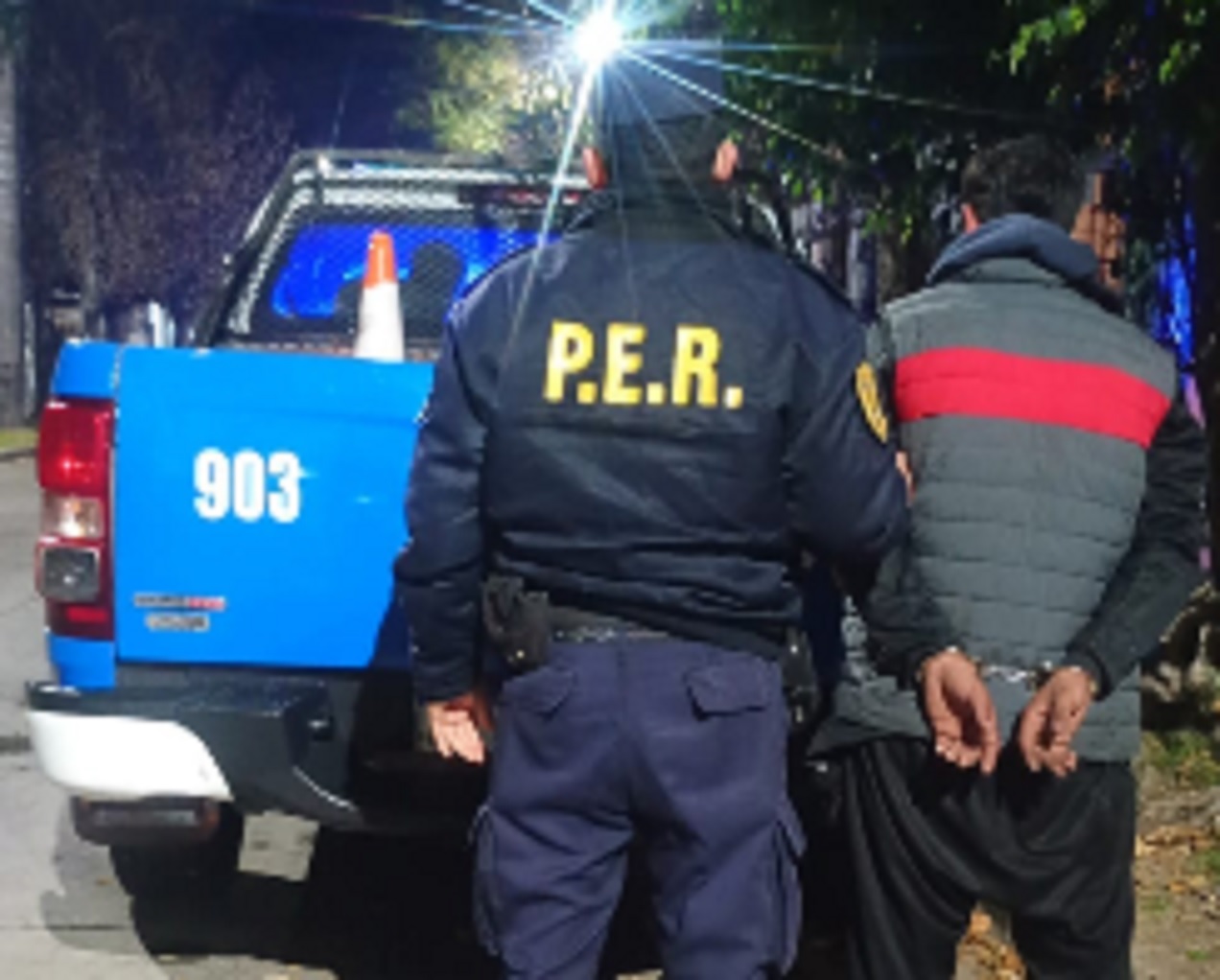 Dos detenidos por ingresar a una vivienda
