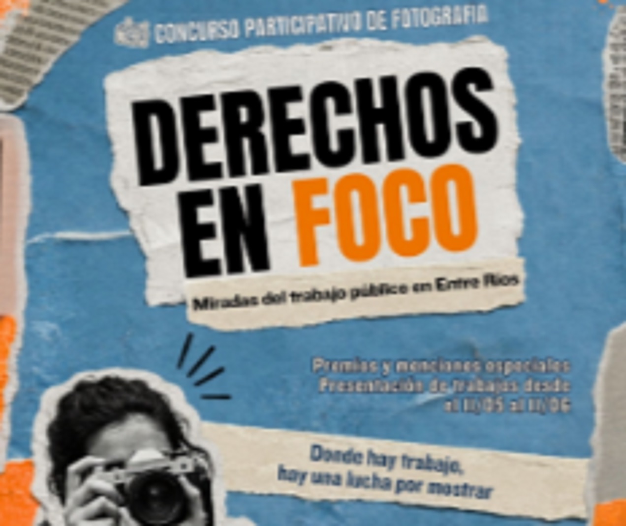 Derechos en foco: convocan a estatales entrerrianos a reflejar su tarea cotidiana a través de la fotografía