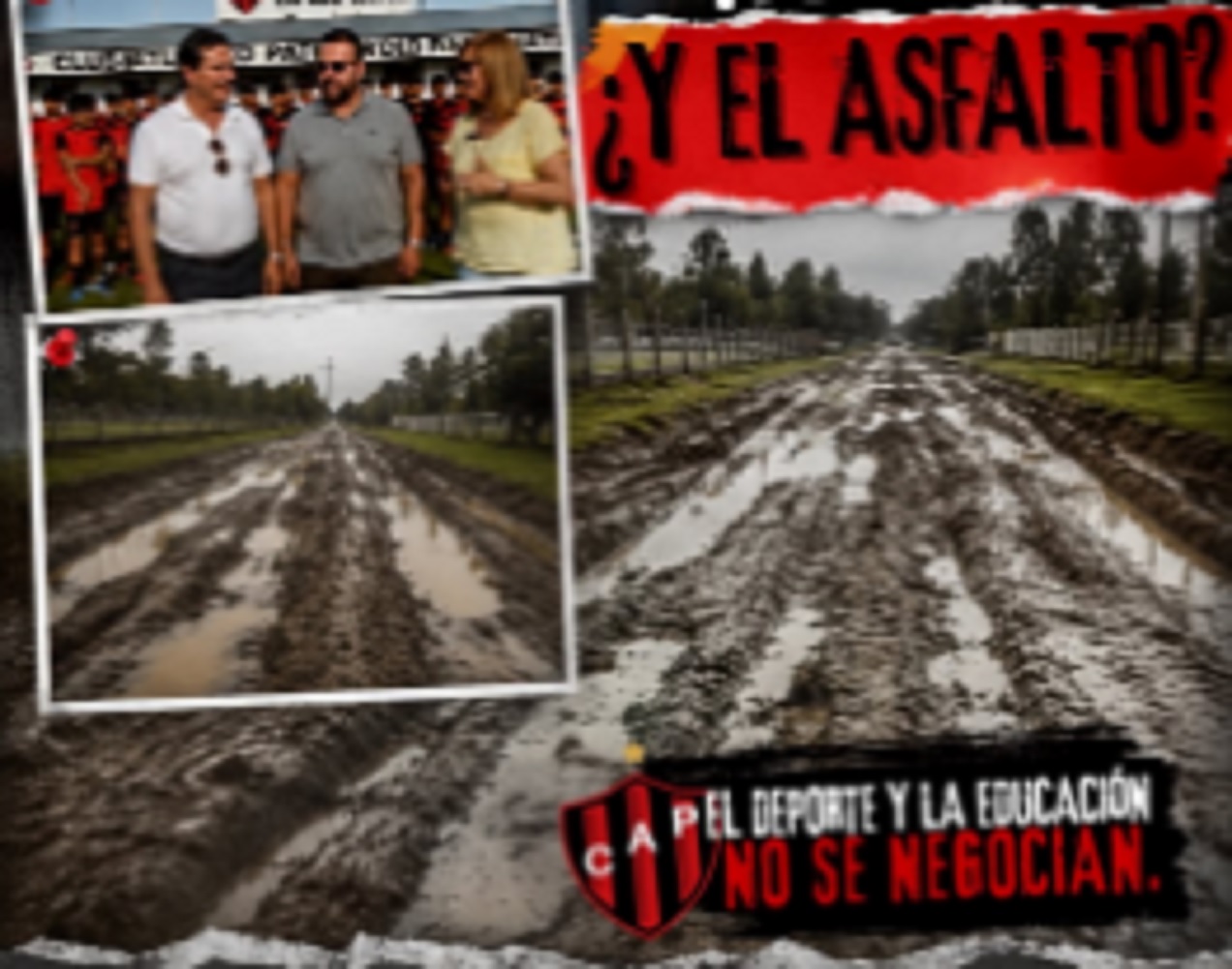 A metros del Acceso Este, en una zona donde la ciudad crece todos los días, seguimos esperando algo básico: ASFALTO