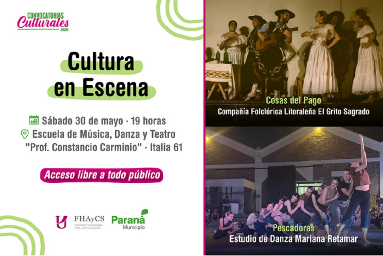 Cultura en Escena inicia un nuevo ciclo con propuestas de danza y folklore