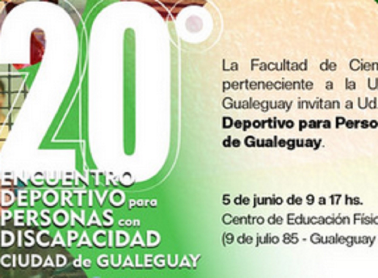 Diputados declaró de Interés un encuentro de deporte adaptado en Gualeguay
