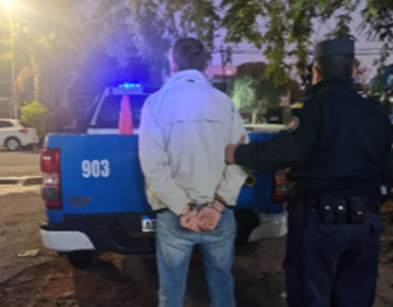 Su pareja lo denunció por trasladarla contra su voluntad hacia Cerrito