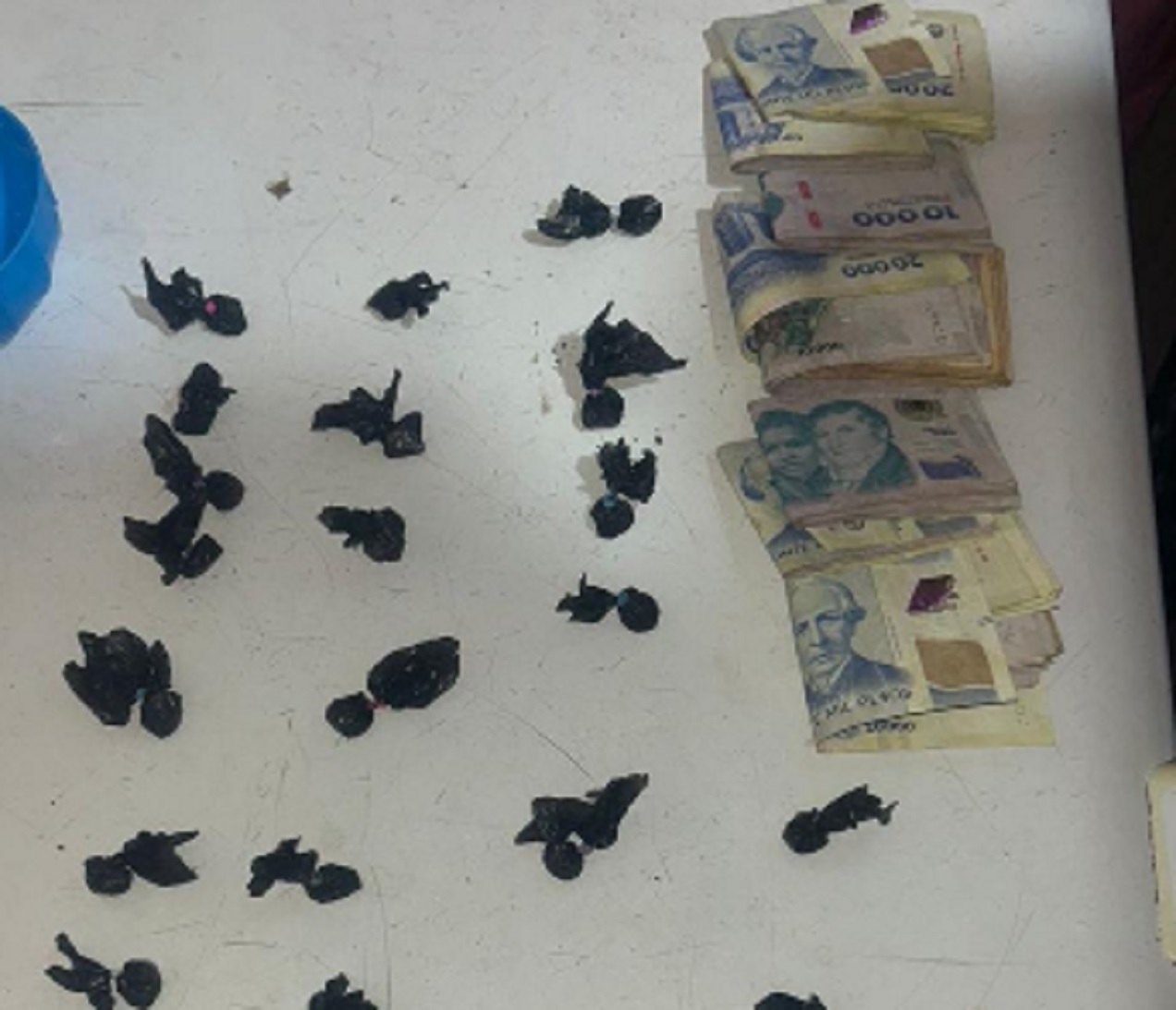 Desarticulan presunta red de microtráfico en Nogoyá: cuatro detenidos y una importante cantidad de droga secuestrada