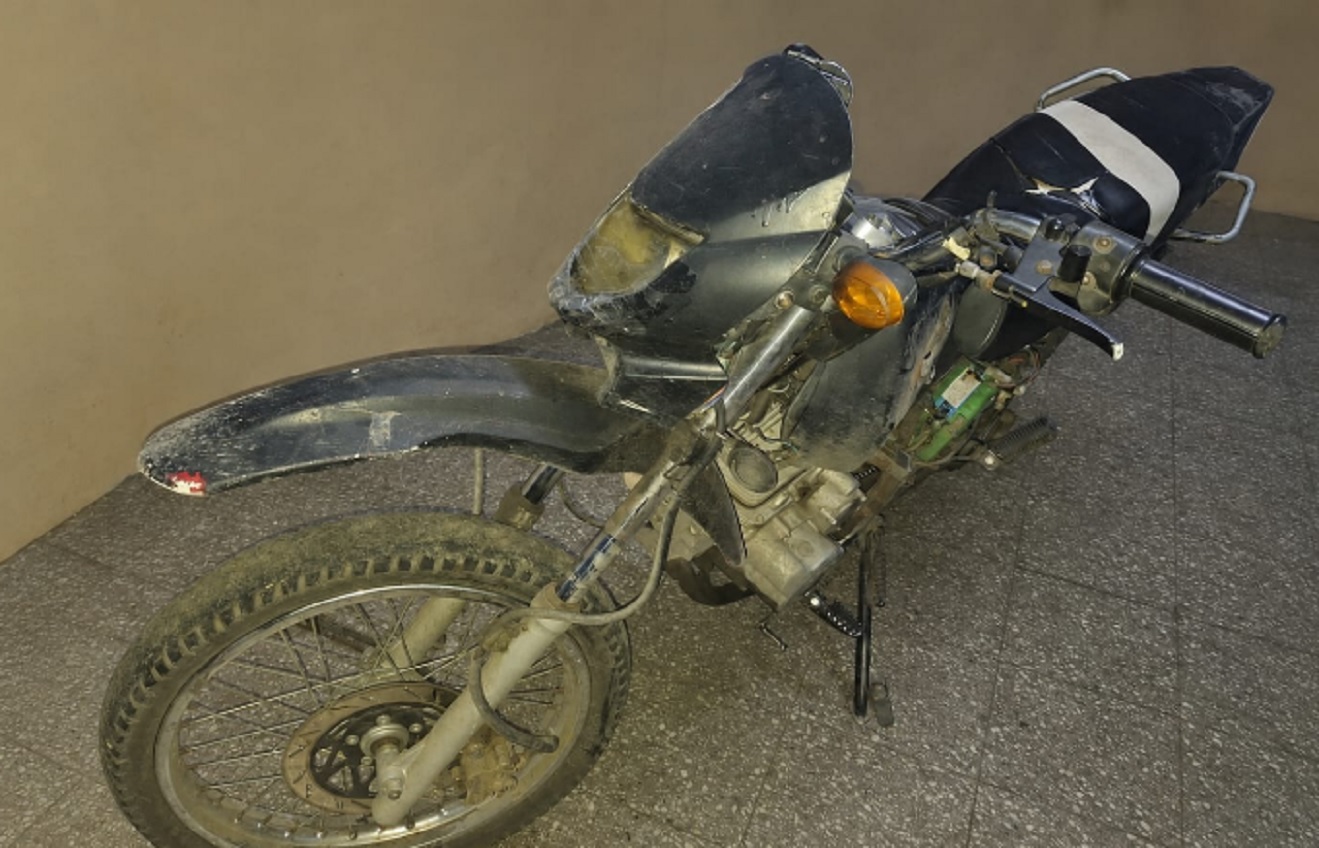 Secuestraron moto que había sido robada en calle Juncal