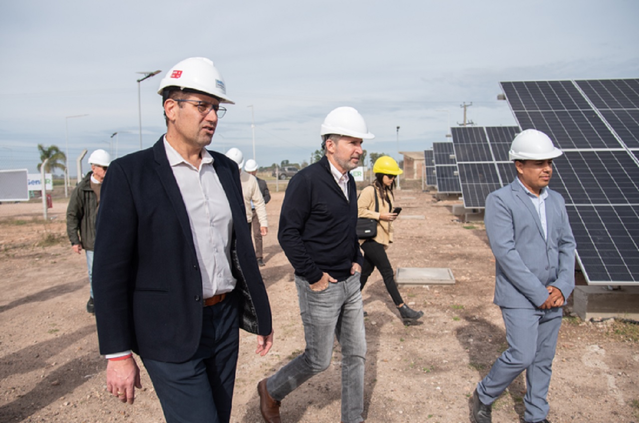 Frigerio inauguró en Arroyo Barú un parque solar con una inversión de 600 millones de pesos