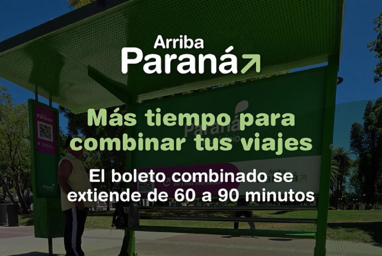 El boleto combinado amplía su plazo a 90 minutos para mejorar el transporte urbano