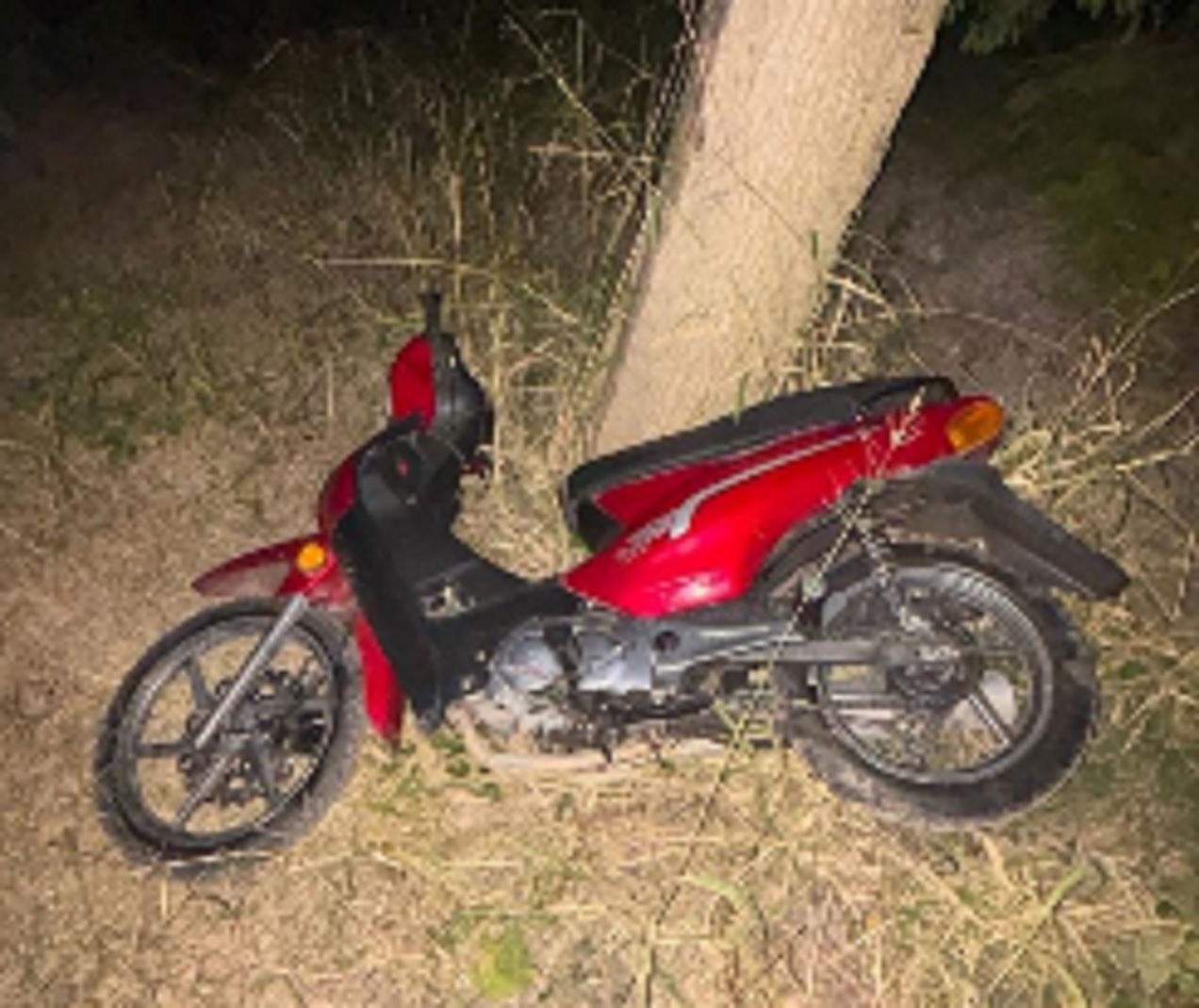 Denunciaron la sustracción de una moto y la encontraron entre pastizales