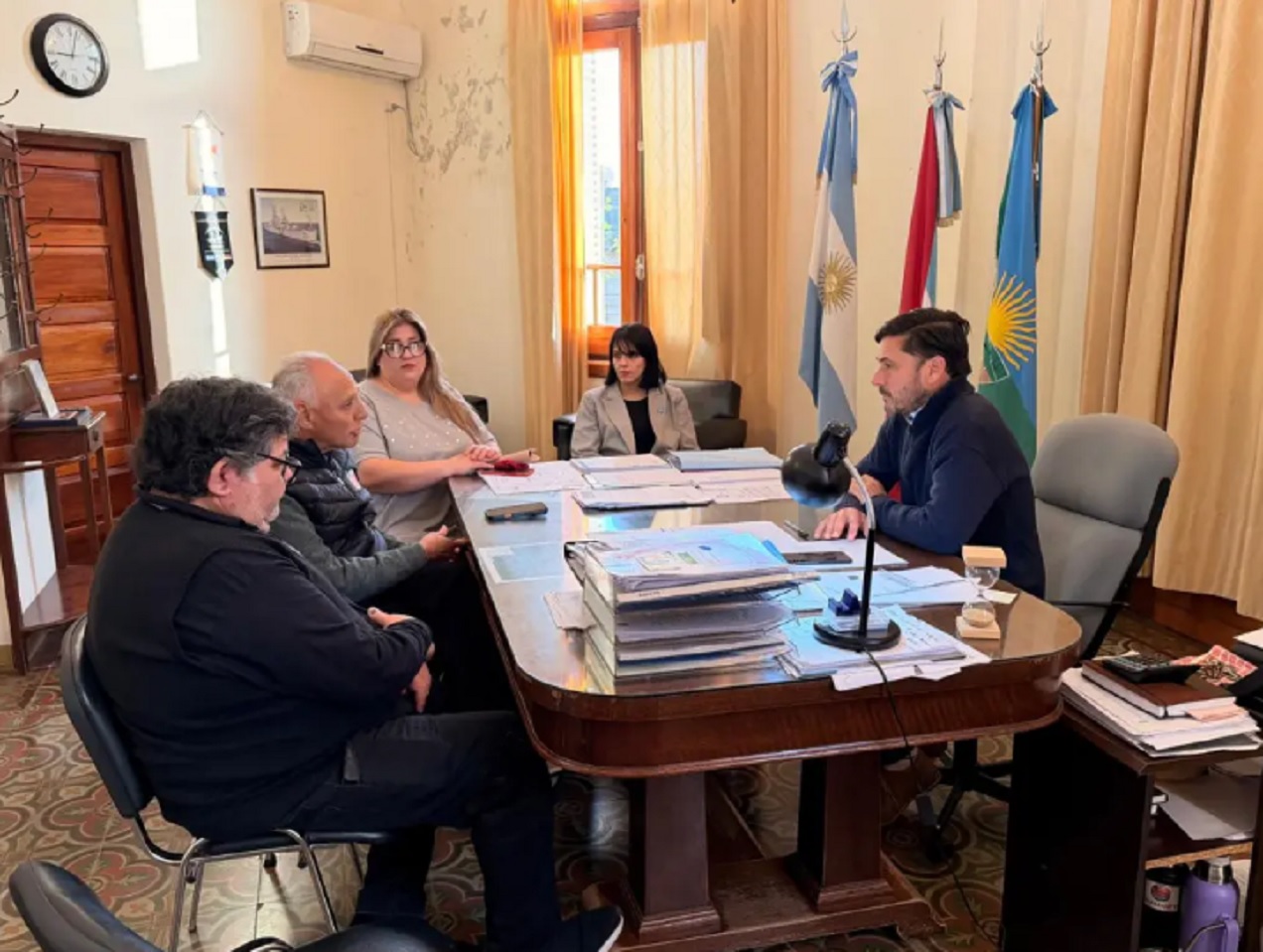 Sedapper Realizo Una Presentación Institucional Al Gobierno Municipal De Diamante