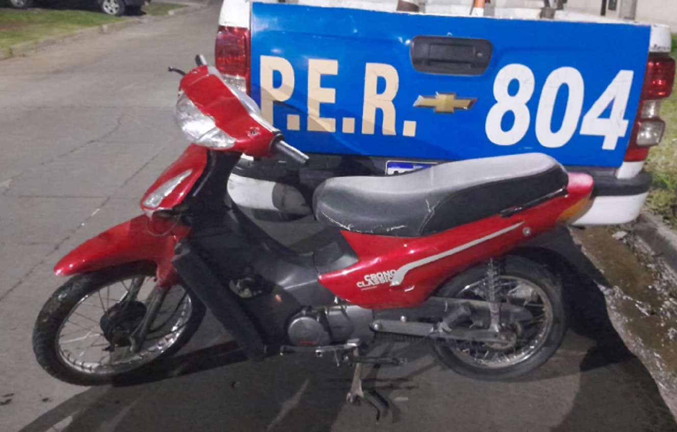 Secuestraron moto que registraba pedido vigente por robo