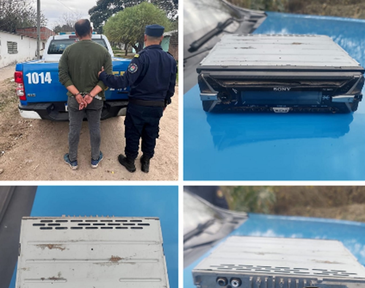 Un detenido por robar estéreo de un vehículo