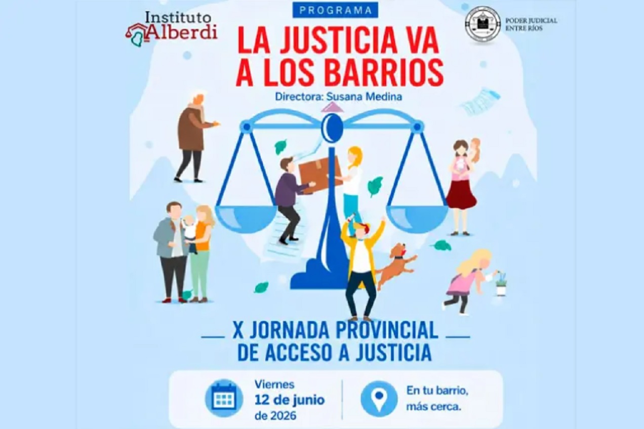 Justicia va a los barrios: el viernes se realizará la jornada de atención simultánea en 29 localidades