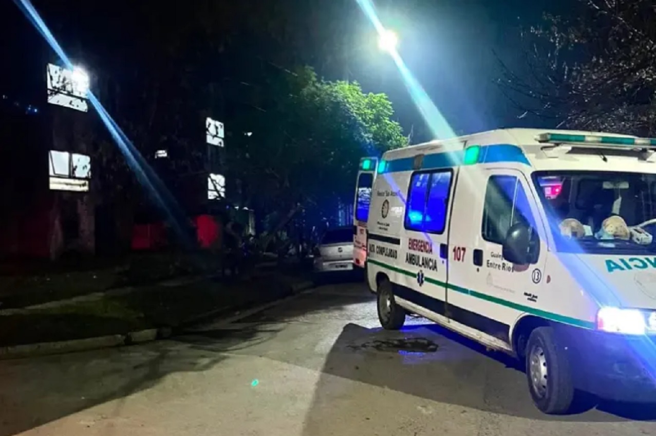 incendio de una vivienda en Gualeguay: rescataron a una mujer desvanecida
