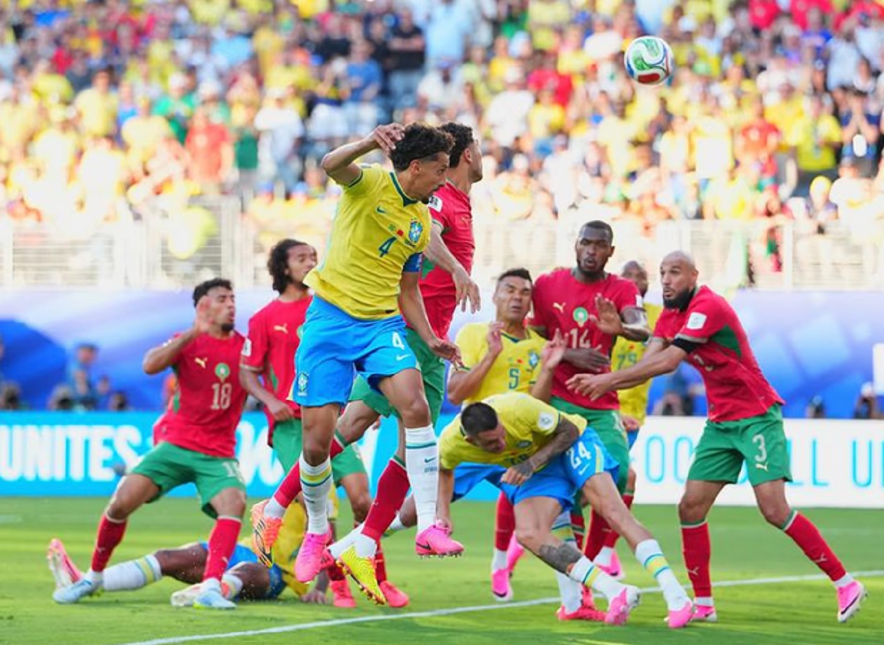 Brasil y Marruecos igualaron 1-1