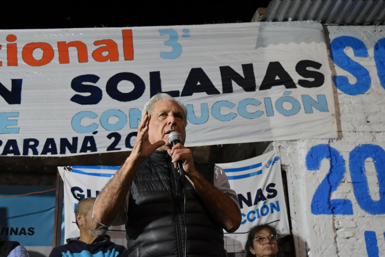 Solanas: Es un paso en falso de la dirigencia, tenemos que procurar cómo nos reconciliamos con nuestro pueblo