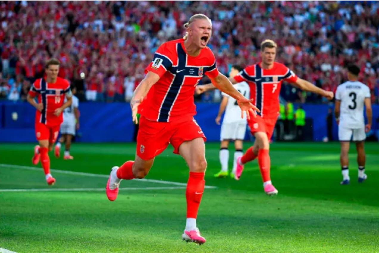 Noruega se impuso con goleada por 4-1 ante Irak