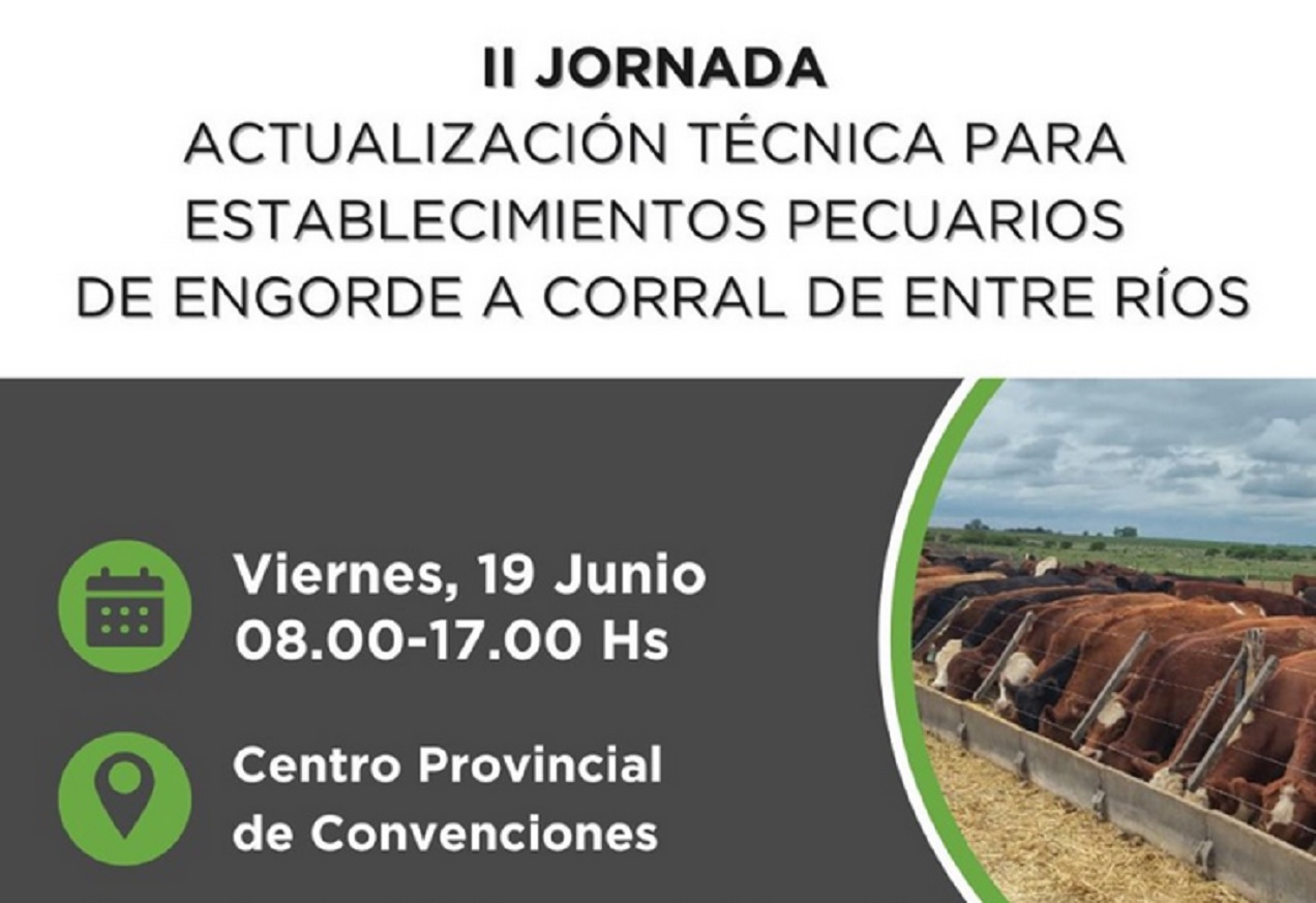 Renuevan la convocatoria para la capacitación sobre establecimientos de engorde a corral en Paraná