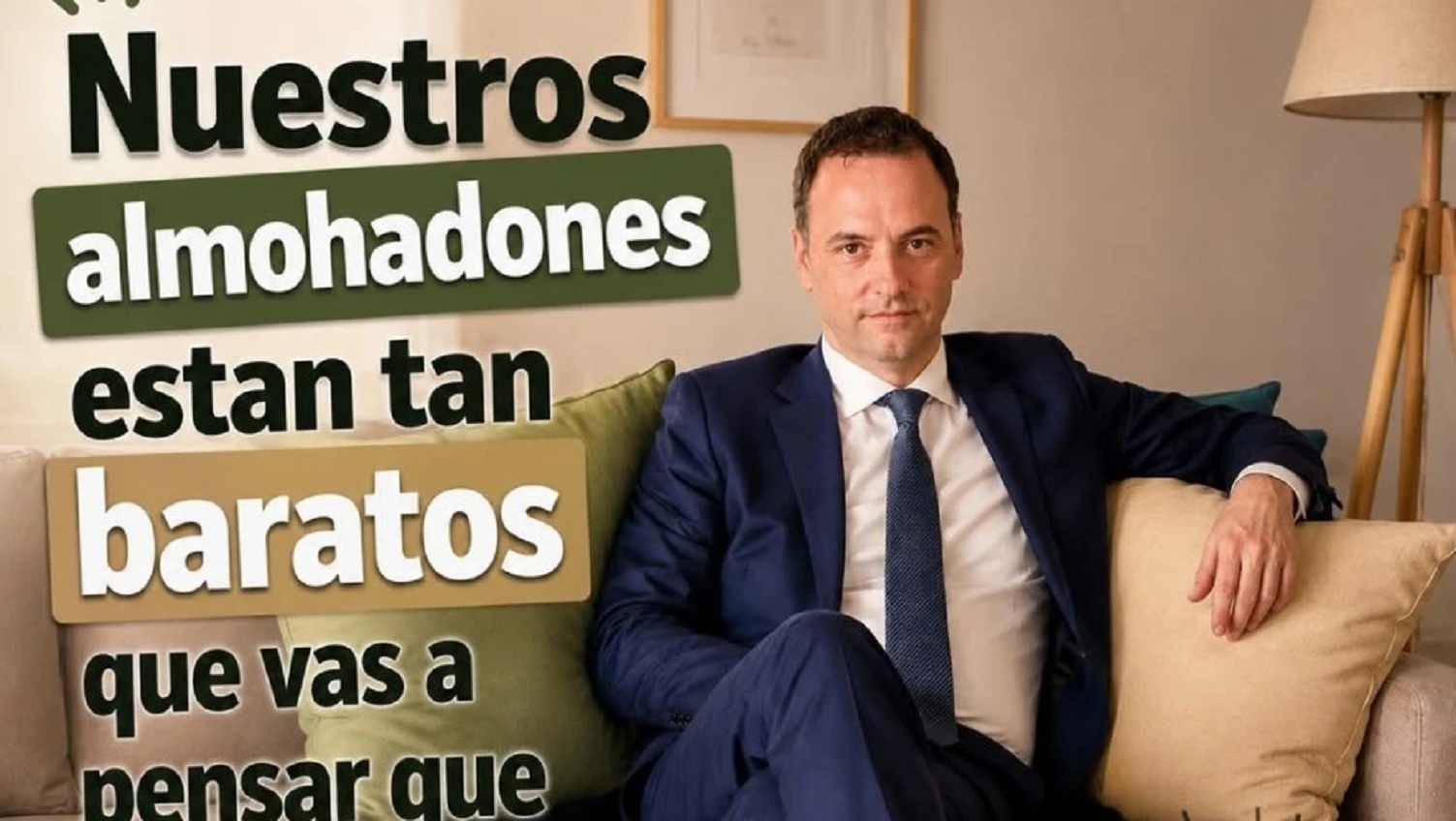 Una empresa usa a Adorni para vender sábanas: