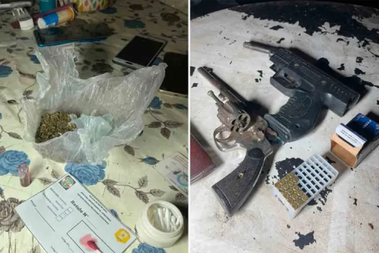 Secuestraron armas y marihuana tras allanamientos por un robo