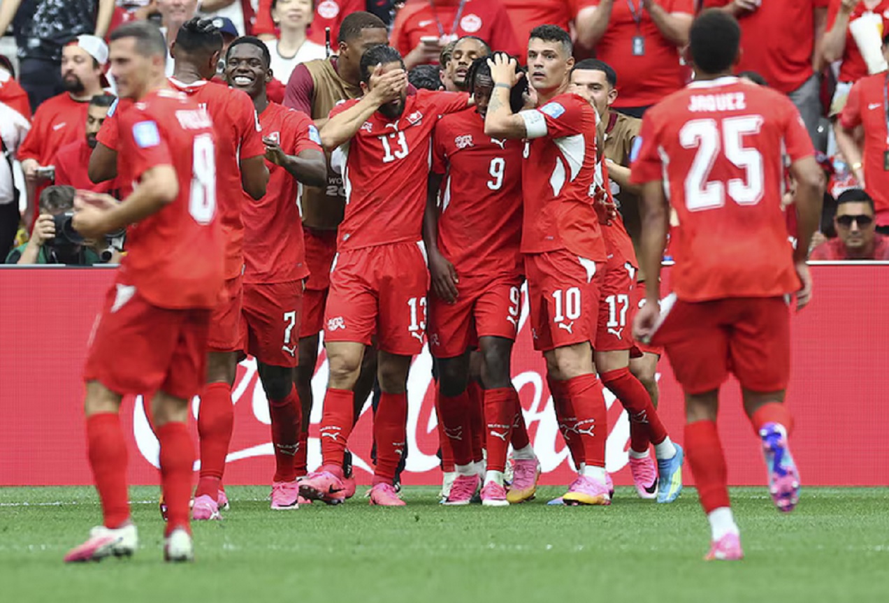Suiza derrotó a Canadá 2 a 1