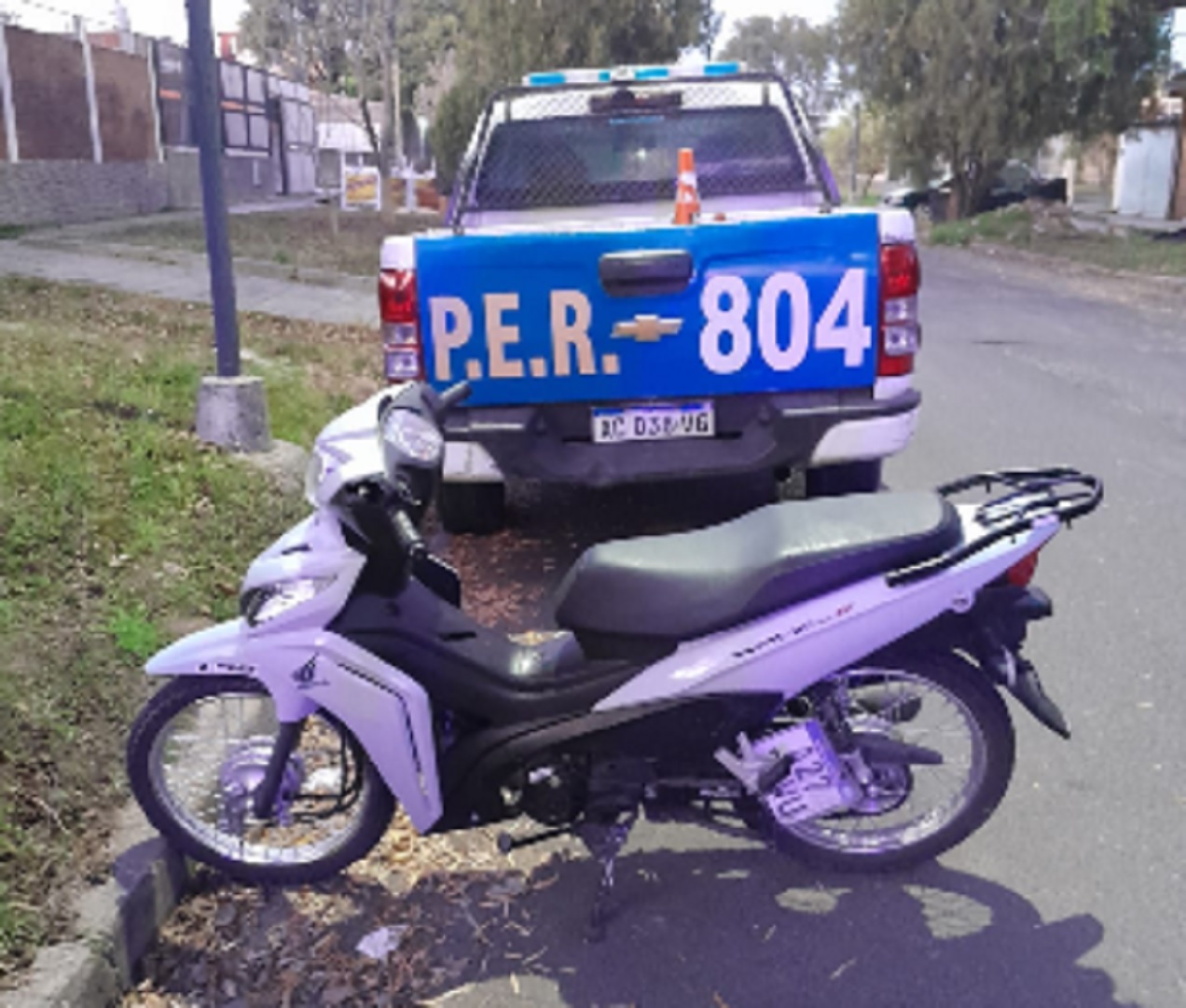 Recuperaron moto que había sido robada