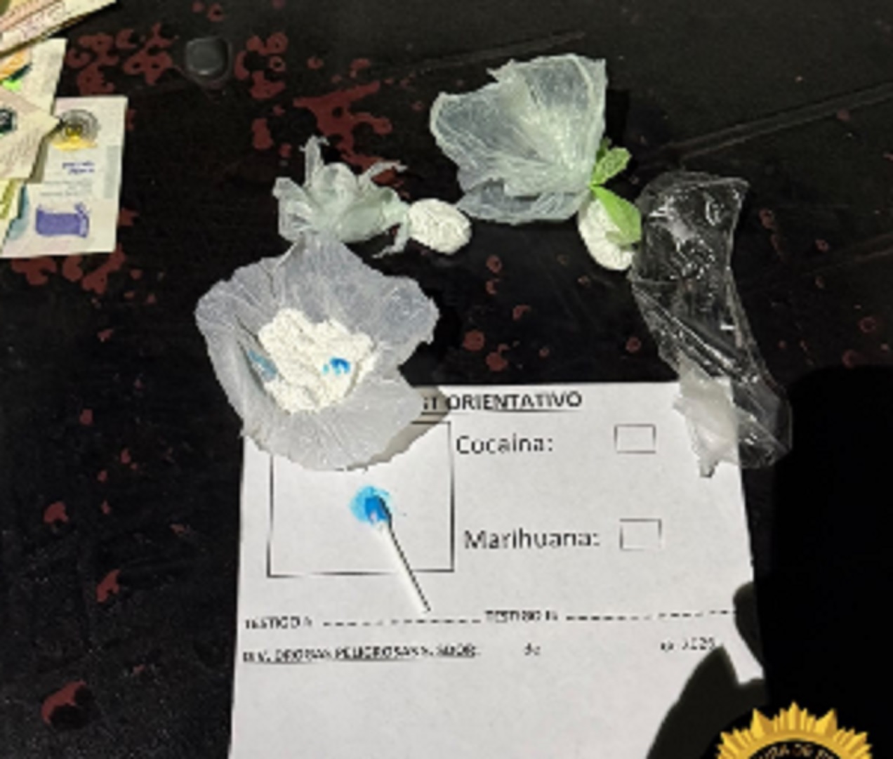 San Salvador: Detienen a un hombre y secuestran cocaína, dinero en efectivo y un vehículo