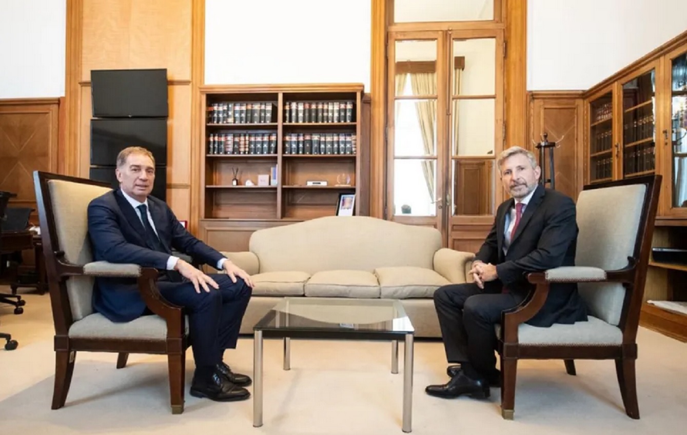 Frigerio en la jura de Santilli: