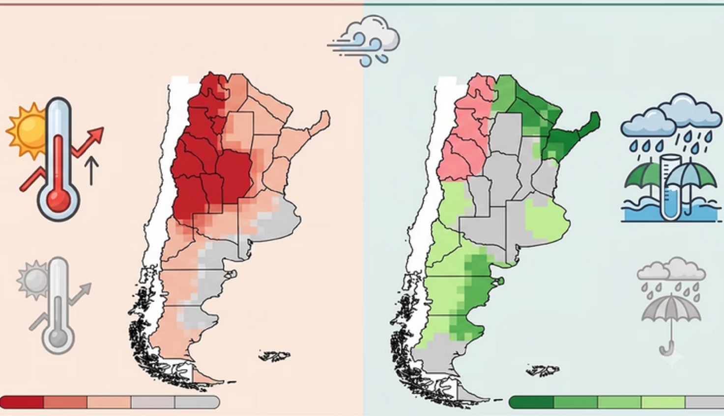 El SMN anticipó cómo será el invierno hasta septiembre