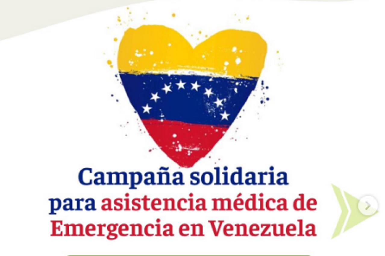 Camnpaña solidaria con Venezuela en el Hospital San Roque