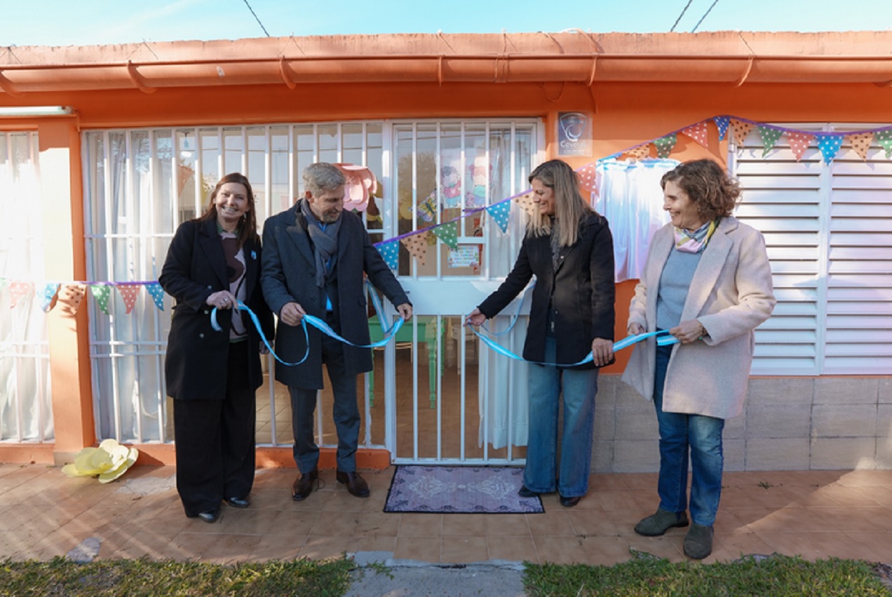 Frigerio inauguró el primer jardín maternal municipal de Sauce Montrull