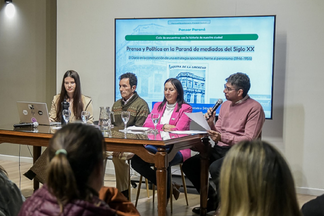 El ciclo Pensar Paraná repasó dos siglos de periodismo como parte de la identidad de la ciudad