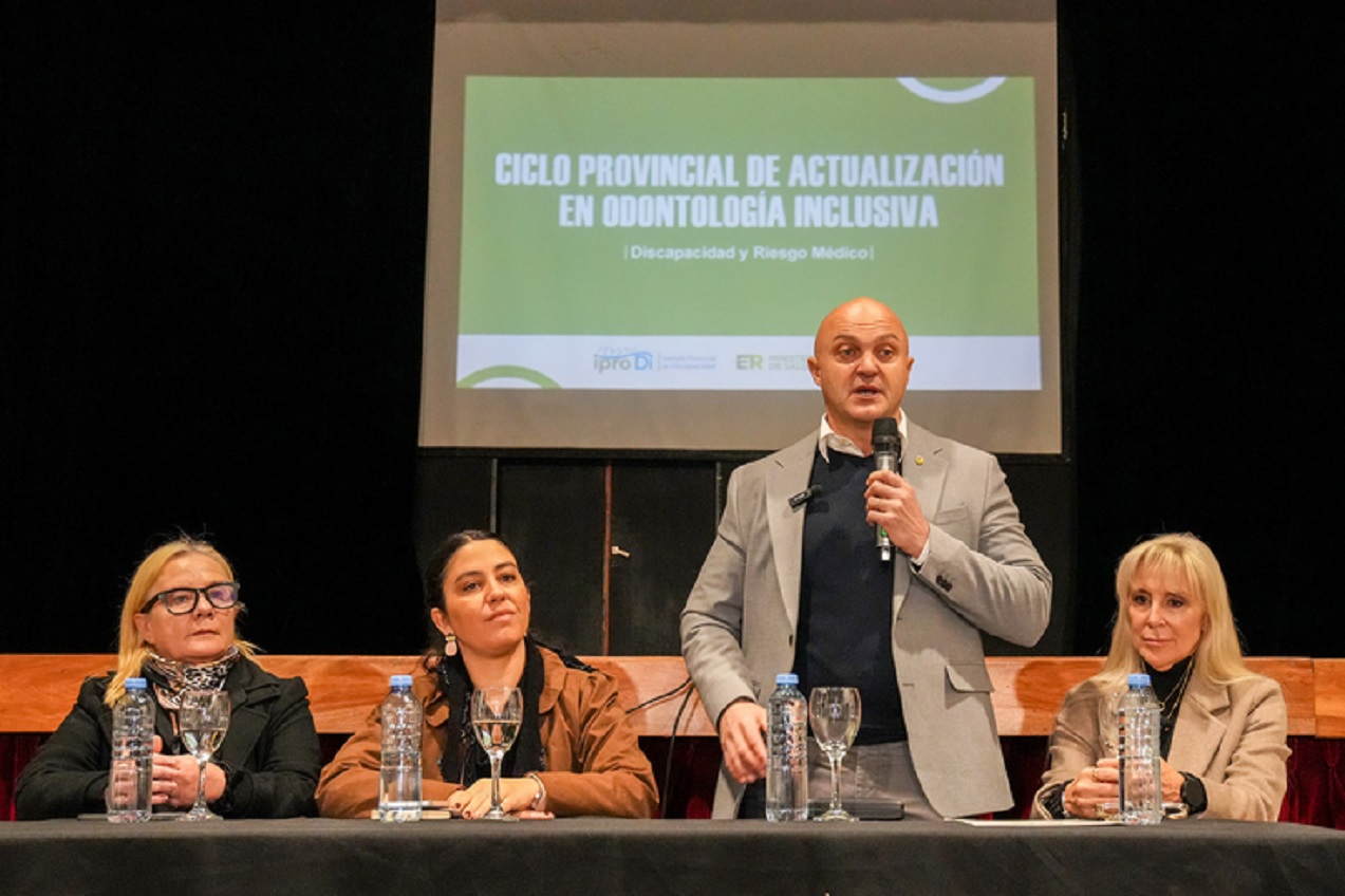 Salud e Iprodi iniciaron el ciclo Provincial de Actualización en Odontología Inclusiva