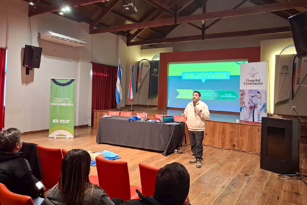 Se realizó una jornada de capacitación de Enfermería en Gualeguaychú