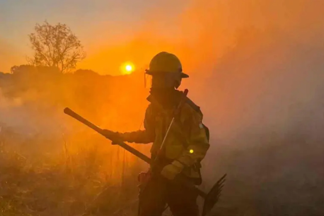 Incendio en un predio del Ejército en Paraná
