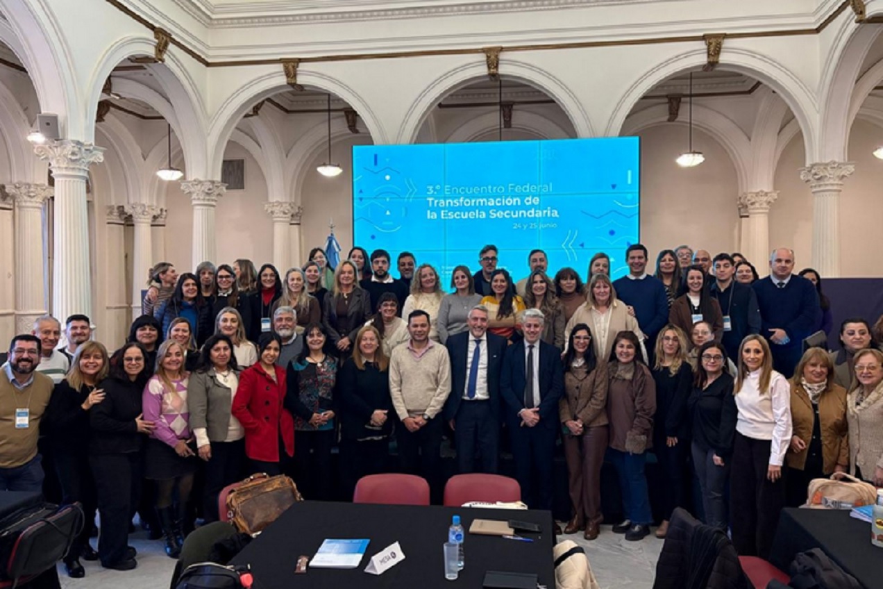 La provincia participó del tercer Encuentro Federal para la Transformación de la Escuela Secundaria