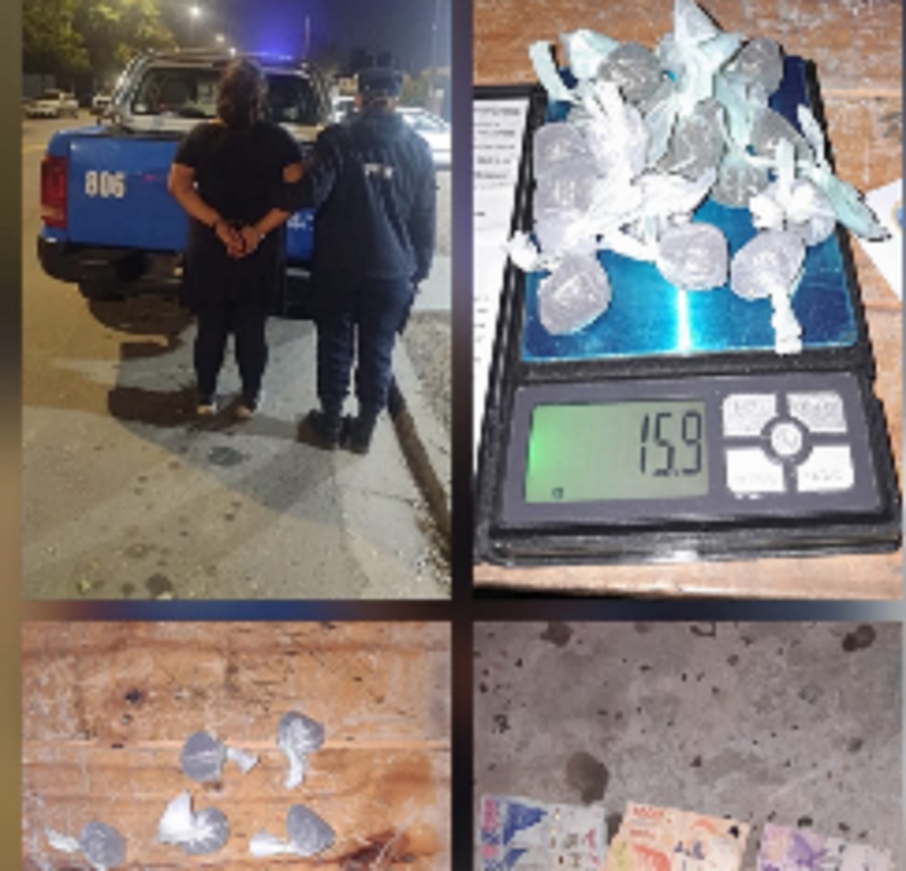 Secuestraron marihuana en un procedimiento de identificación de personas