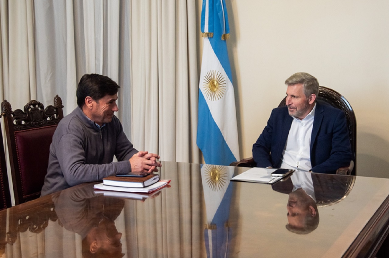 Frigerio y el intendente de Diamante repasaron proyectos de infraestructura para la ciudad
