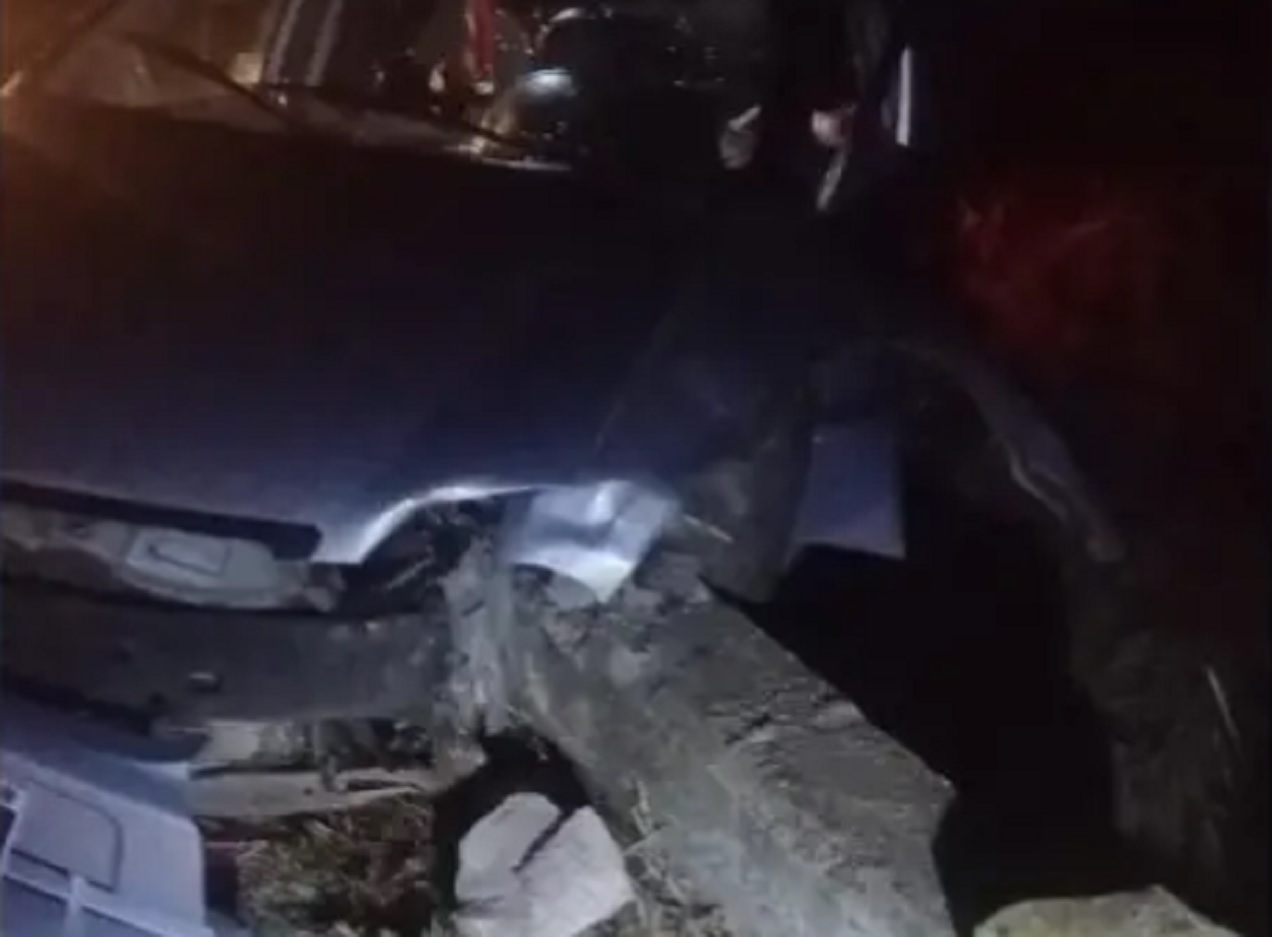 Choque contra un puente en la Ruta 130: se habría dormido al volante