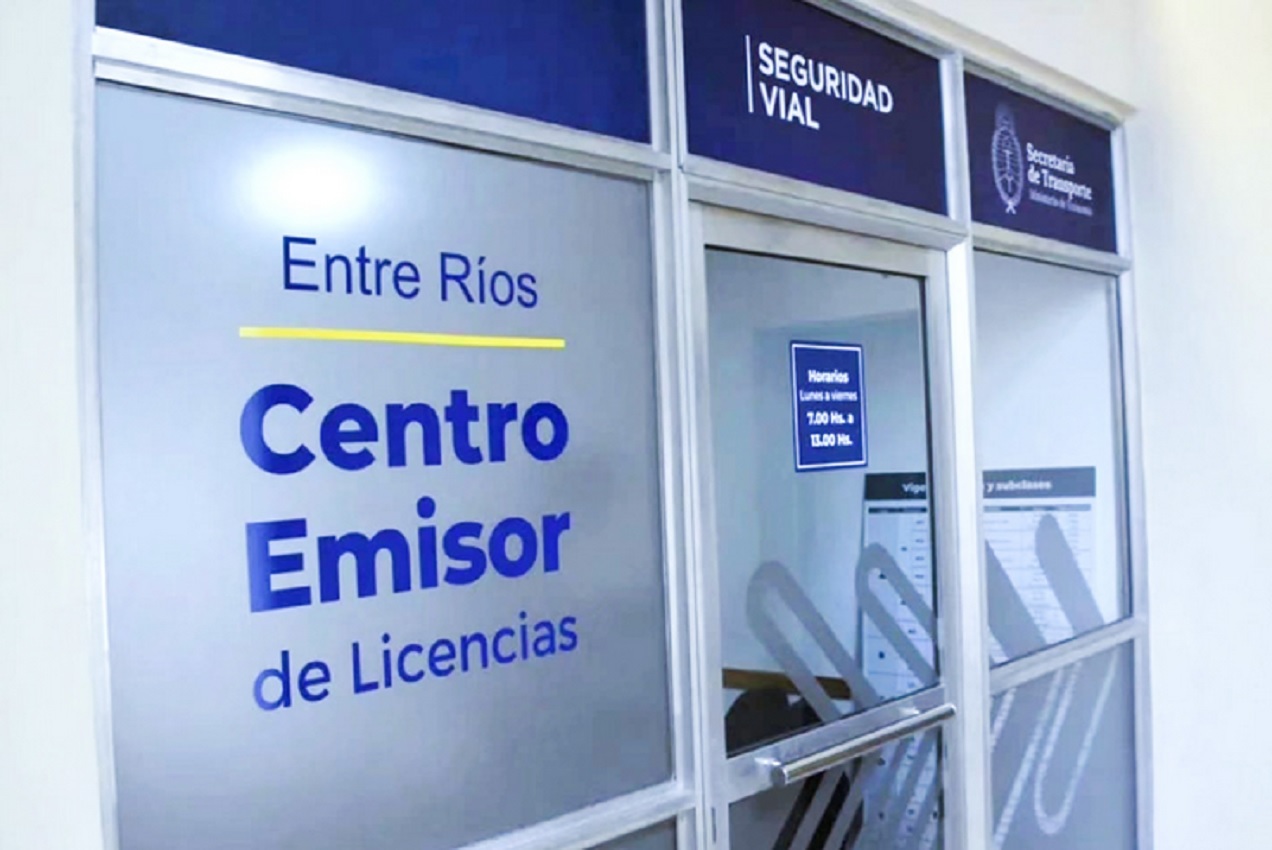 Entre Ríos sumó en Seguí su centro emisor de licencias nacionales número 65