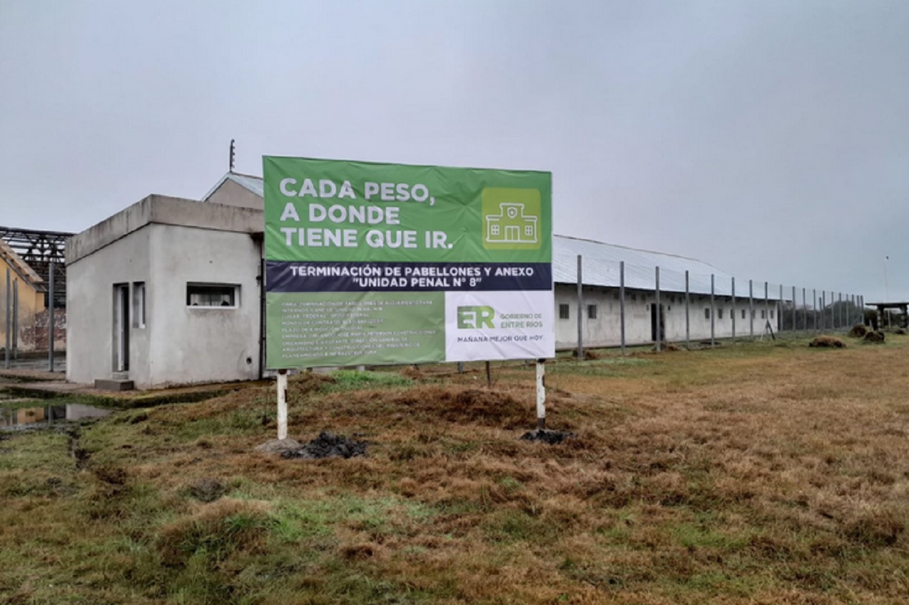 Comenzaron obras de ampliación y refuncionalización en la Unidad Penal Nº 8 de Federal