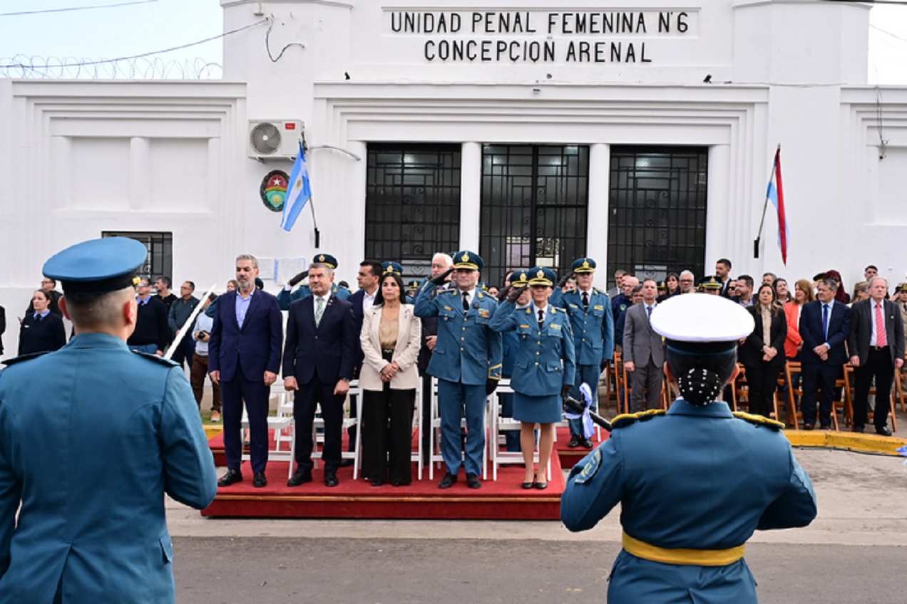 Aluani y Roncaglia encabezaron el centenario de la Unidad Penal N° 6 y entregaron equipamiento y vehículos al Servicio Penitenciar