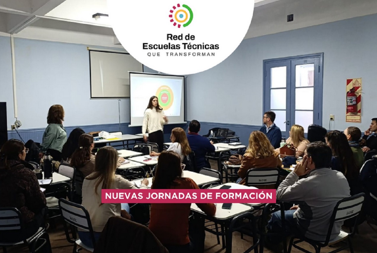 Red de Escuelas Técnicas que Transforman continúa con nuevas jornadas de formación en la provincia